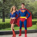 Adult Deluxe Muscle Chest Superman Costume - Small