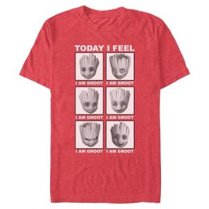 Groot Feelings Today I Feel T-Shirt, Red
