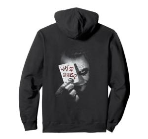 Why So Serious Dark Knight Pullover Hoodie