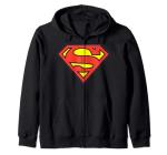 Superman Classic Logo Zip Hoodie for Fans
