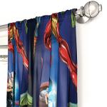 Avengers Kids Curtain Set with Tiebacks, Blue