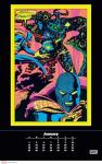 Marvel Classic Black Light 2026 Poster Calendar