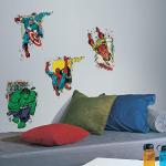 Marvel Superhero Burst Wall Decals - Peel and Stick