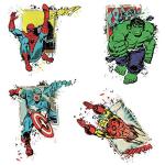Marvel Superhero Burst Wall Decals - Peel and Stick