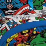 Marvel Avengers Twin Sheet Set with Heroes