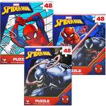 Spider-Man Jigsaw Puzzle Bundle with Stickers