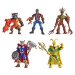 Thor and Guardians of the Galaxy Action Figures Set