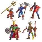 Thor and Guardians of the Galaxy Action Figures Set