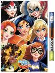 DC Superhero Girls Group Wall Poster & Clips