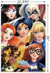 DC Superhero Girls Group Wall Poster & Clips