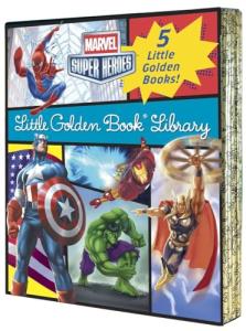 Marvel Super Heroes Little Golden Book Set