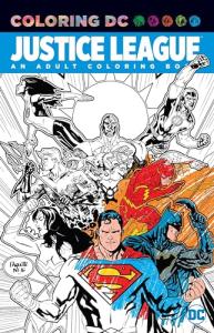 Justice League Adult Coloring Book Fun