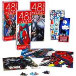 Spiderman Jigsaw Puzzle Bundle for Kids - 3 Pack