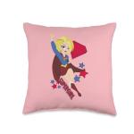 Supergirl Stars Throw Pillow for DC Super Hero Girls