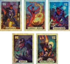 Marvel Masterpieces Series 3 Silver Holofoil Card Set