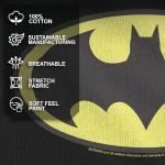 DC Comics Bat Logo T-Shirt - Black/Yellow, XL