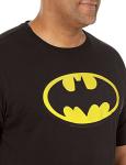 DC Comics Bat Logo T-Shirt - Black/Yellow, XL