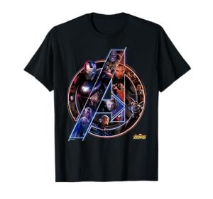 Avengers Infinity War Neon Team T-Shirt
