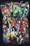 Marvel Comics Hero Team T-Shirt - Black, XXL