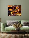 Inner Melody Abstract Marvel Canvas Wall Art