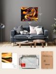 Inner Melody Abstract Marvel Canvas Wall Art