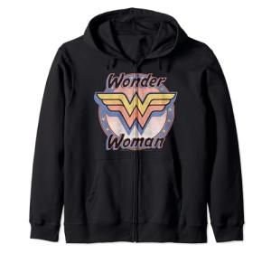 Wonder Woman Retro Logo Zip Hoodie - DC Comics