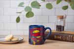 DC Comics Superman Splatter Paint Ceramic Mug