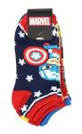 Marvel Avengers Chibi Superhero Ankle Socks - 5 Pairs