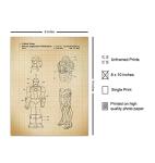 Superheroes Patent Wall Art Print - Unique Home Decor