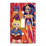 DC Super Hero Girls Light Switch Cover Decor