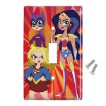 DC Super Hero Girls Light Switch Cover Decor