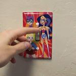 DC Super Hero Girls Light Switch Cover Decor