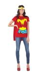 Wonder Woman Costume T-Shirt with Cape & Headband