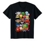 Kawaii Marvel Heroes and Villains Kids T-Shirt