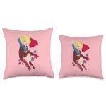 Supergirl Stars Throw Pillow - DC Super Hero Girls
