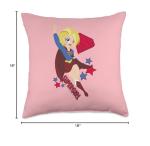 Supergirl Stars Throw Pillow - DC Super Hero Girls