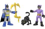 Batman & Catwoman Figure Set for Kids 3-8