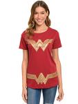 Wonder Woman Gold Logo Graphic Tee for Women