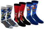 DC Comics Justice League Men's Crew Socks 3 Pack