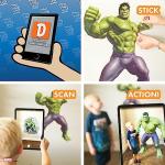 Incredible Hulk Wall Decals - Augmented Reality Decor