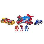 Marvel Super Hero Adventures Figure and Vehicle Set