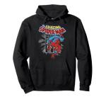 Spider-Man Vintage Comic Poster Pullover Hoodie