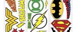 DC Superhero Logos Peel and Stick Wall Decals