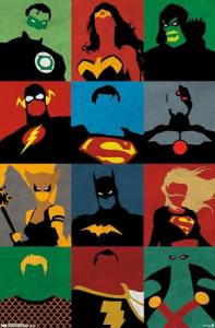 DC Comics Justice League Minimalist Wall Poster