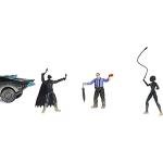 Ultimate Batman Action Figures Set with Batmobile