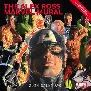 Alex Ross Marvel Oversized Wall Calendar 2024