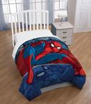 Spider-Man Twin Comforter - Soft Reversible Bedding