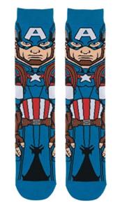 Captain America 360 Crew Socks - Marvel Comics