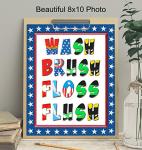 Superhero Bathroom Wall Art Print - Unique Decor