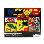 DC Comics Jigsaw Puzzle Set - 3 x 500 Pieces